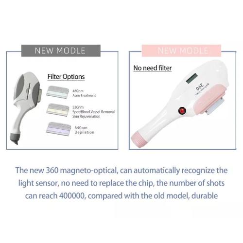 Портативный 360 магнито opt shr ipl без боли без удаления волос лазер Opt ipl machine