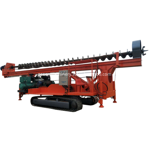 hydraulic folding pile driver construction works equipment