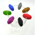 Atacado 24 PCs Silicone Wine Glass Charms