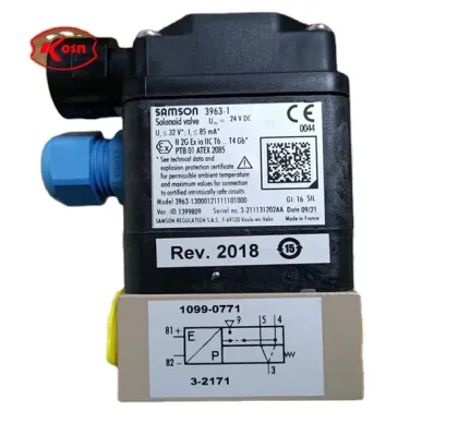 Samson 24VDC Type 3963 Series 3963-1 Solenoid Valves: Comprehensive Search Engine
