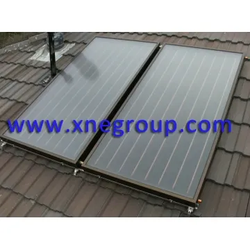 Solar Flat Panel with Blue Titanium / Black Chrome Coating
