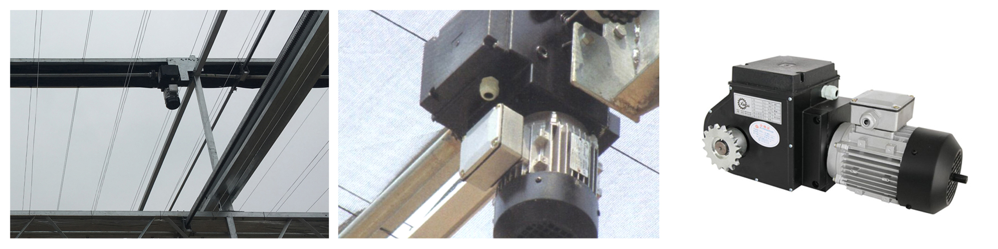 greenhouse component geared motor