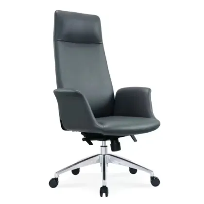Modern High Back Office Chair President Leather Chair