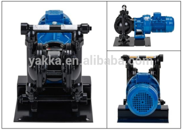 DBY3-10 electric double diaphragm pumps in cast steel with fluororubber diaphragm