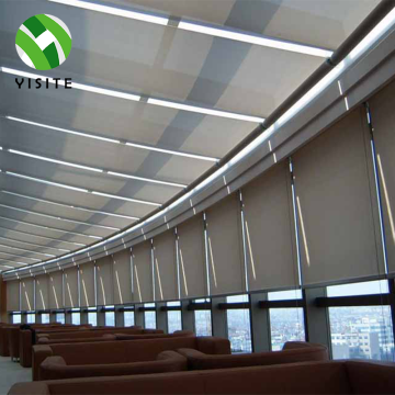 Pemasok pabrikan China Blackout Transparan Kain Roller Blinds