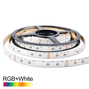 RGBWリモートコントロールLEDストリップライト-12V/24V、5050 SMD、IP65/IP20、ROHS準拠、4-in-1フレキシブルLED照明