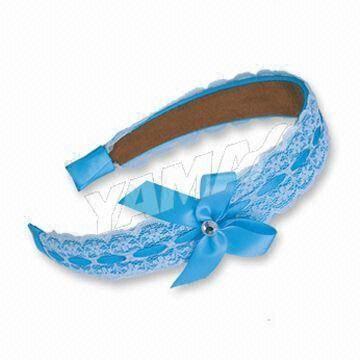 Handmade Headband in Various Styles, Fashion for Baby, Girls and Lady, Made of Satin Ribbon and Lace