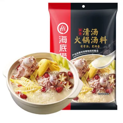 Chinese health clear soup hotpot soup