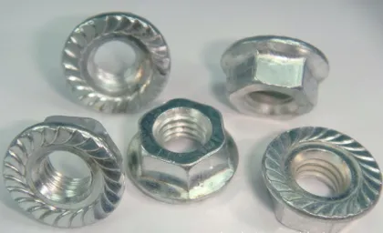 Industrial hardware Serrated Flange Nuts