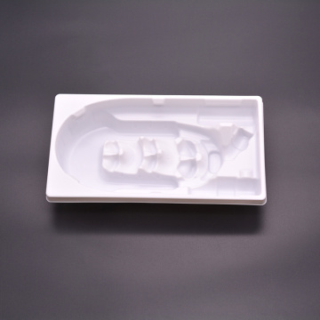 White nasal oxygen tube plastic box packaging