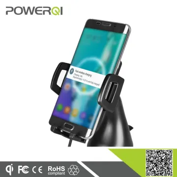 2017 New Hot sales Qi Standard Car Wireless Charger 1 Coil Wireless Charging