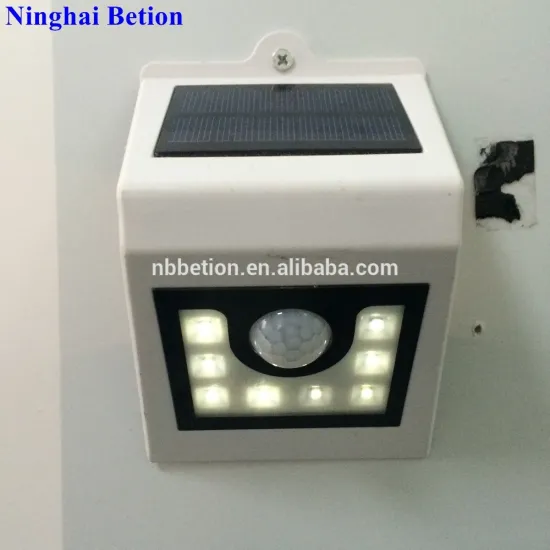 newest V shaped solar motion sensor light 8LED solar wall sensor light motoin sensor security light