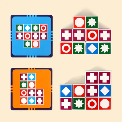 Interactive Wooden Puzzle Game: Fostering Creative, Logical Thinking & Education in Children