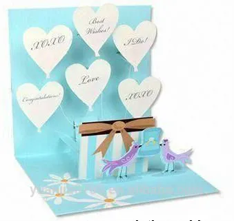 China Supplier Wholesal Custom Greeting Cards/ Christmas Greeting Cards/ Weeding Greeting Cards