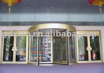 3-4 wings axial revolving door