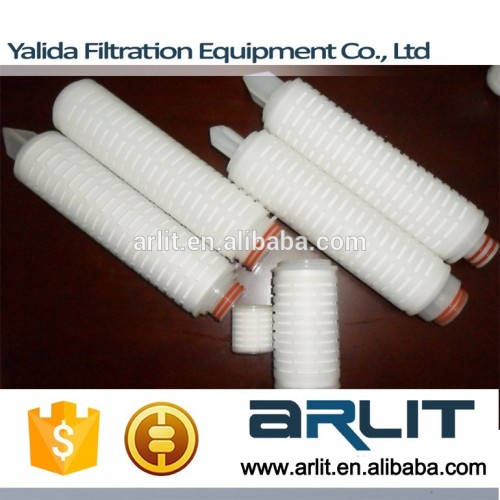Chemical SSD Solution Purificateur Filtration Pleated Water Filter Cartridge