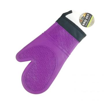Guantes de silicona con estampado morado