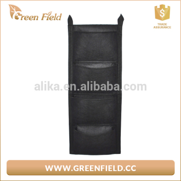 4Pockets wall hanging felt planter bags indoor/outdoor plant growing bag