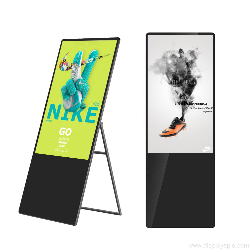 50 inch portable led digital poster display