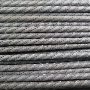Fio de costela em espiral pc 1670mpa de 6 mm de fio de concreto protendido