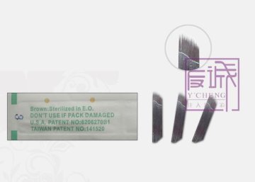 Eyebrow Tattoo&amp;permanent Makeup Needle  15-prong Curved Needles