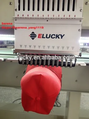 Two head commercial embroidery machine as good as feiya embroidery machine