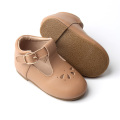 Hollow Real Leather Kids Dress Shoes