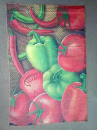 Floral Printed Towel For Kitchen Microfiber Towels