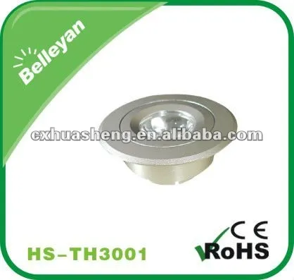 2012 high lumens 4w high power led ceiling mount light with 2 year warranty