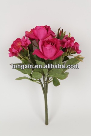 27547-Chinese manufacturer rose bush satin flower