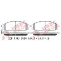 FMSI D830 ceramic brake pad for Nissan shoe