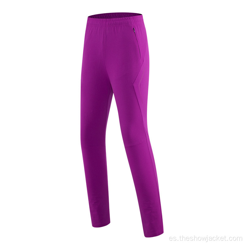 Pantalones de secado rápido para mujer de varios colores personalizados
