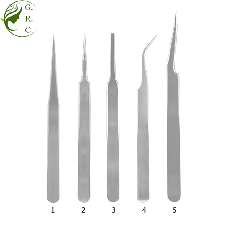 Professional eyelash lengthening tweezers set