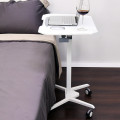 Angle adjustable bed side desks