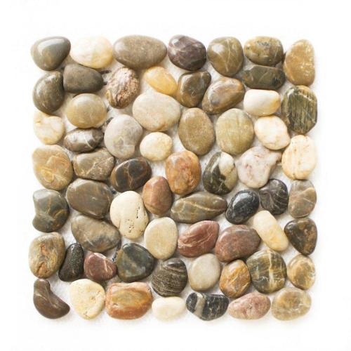 Mesh river rocks mat