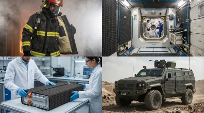 Fire & Heat Resistant Carbon Aramid Fabric