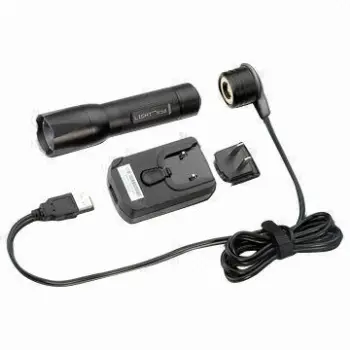 Magnetic Rechargeable High-power LED Flashlight with 3 x AAA NiMH Batteries