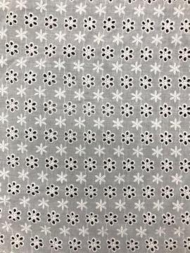 Small Petals Cotton Embroider fabric