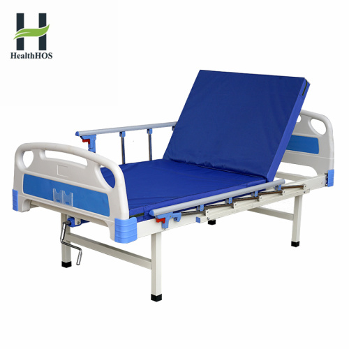 Mobiliário hospitalar Cama de paciente manual de função única para hospital