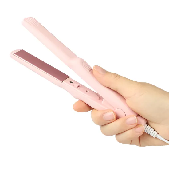 Hot Sale: Factory Price Aluminum Small Bangs Flat Iron - Custom Portable 2 in 1 Hair Straightener & Curler