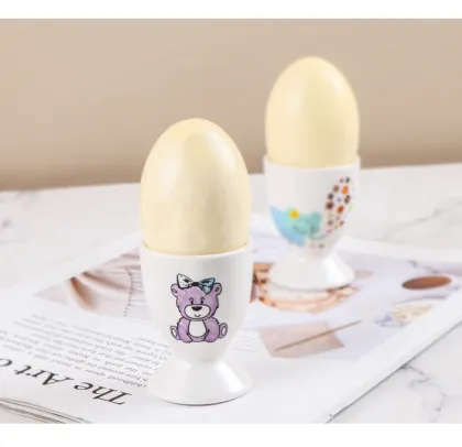 Ceramic Egg Cup - Creative Breakfast Special Egg Shape Cup