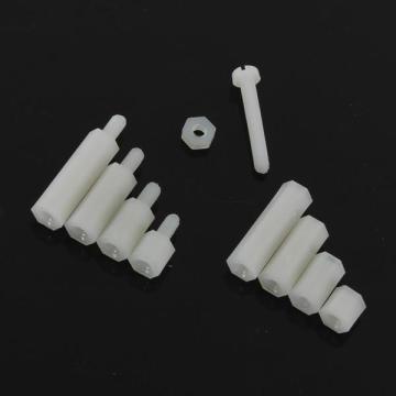 Nylon standoff machine parts