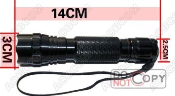 Ce And Rohs 600 Lumens 3.0v-4.2v Tactical Led Flashlight With Cree T6 Led For Outdoor Activities
