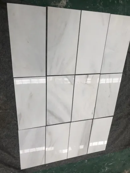 silk white marble tiles