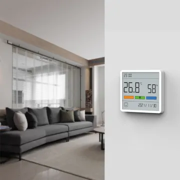 TH1 Indoor Humidity Monitor: Temperature and Humidity Sensor with LCD Display