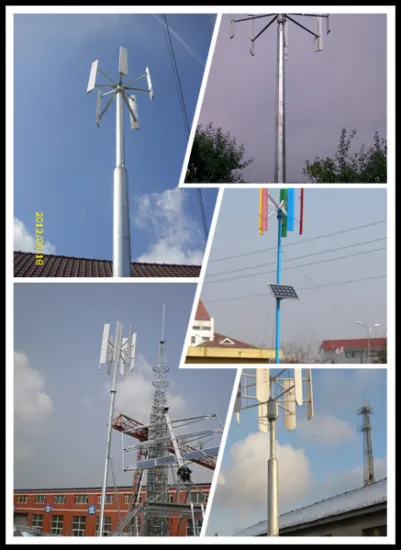 5kW wind generator with solar panel for home