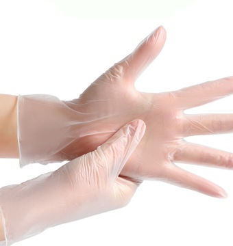Bakteria memasak makanan yang jelas plastik PVC Vinyl Gloves