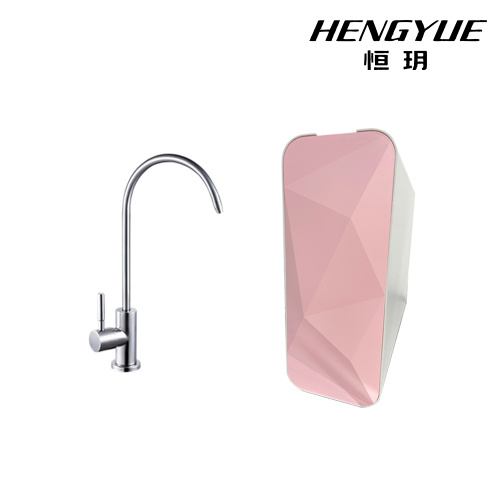 Filtro de agua doméstico de nivel superior en estilo rosa