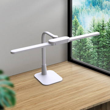Super helle Doppelkopf -LED -Schreibtischlampe mit 3 Farbmodi für Home Office und Workbench