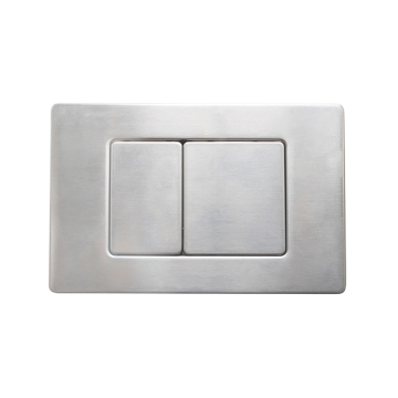High Quality Stainless Steel Dual Push Button Rectangle Toilet Flush Plate